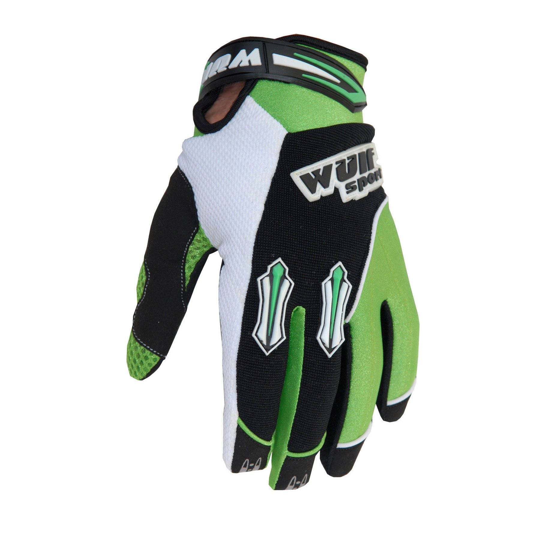 Green motocross gloves online