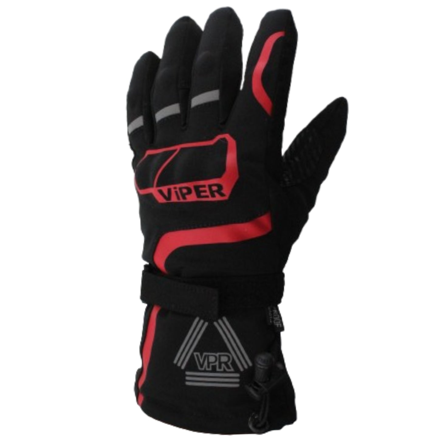 ViPER Shadow Black Red CE Approved Gloves