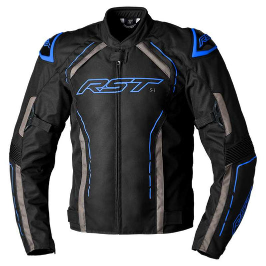 RST S1 CE Mens Textile Jacket - Grey Blue