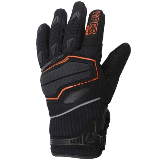 ViPER Street Black Orange CE Approved Short Glove