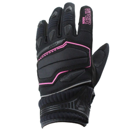 ViPER Street Black Pink CE Approved Short Gloves