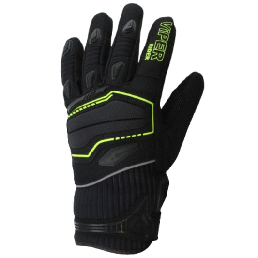 ViPER Street Black Yellow CE Approved Short Gloves