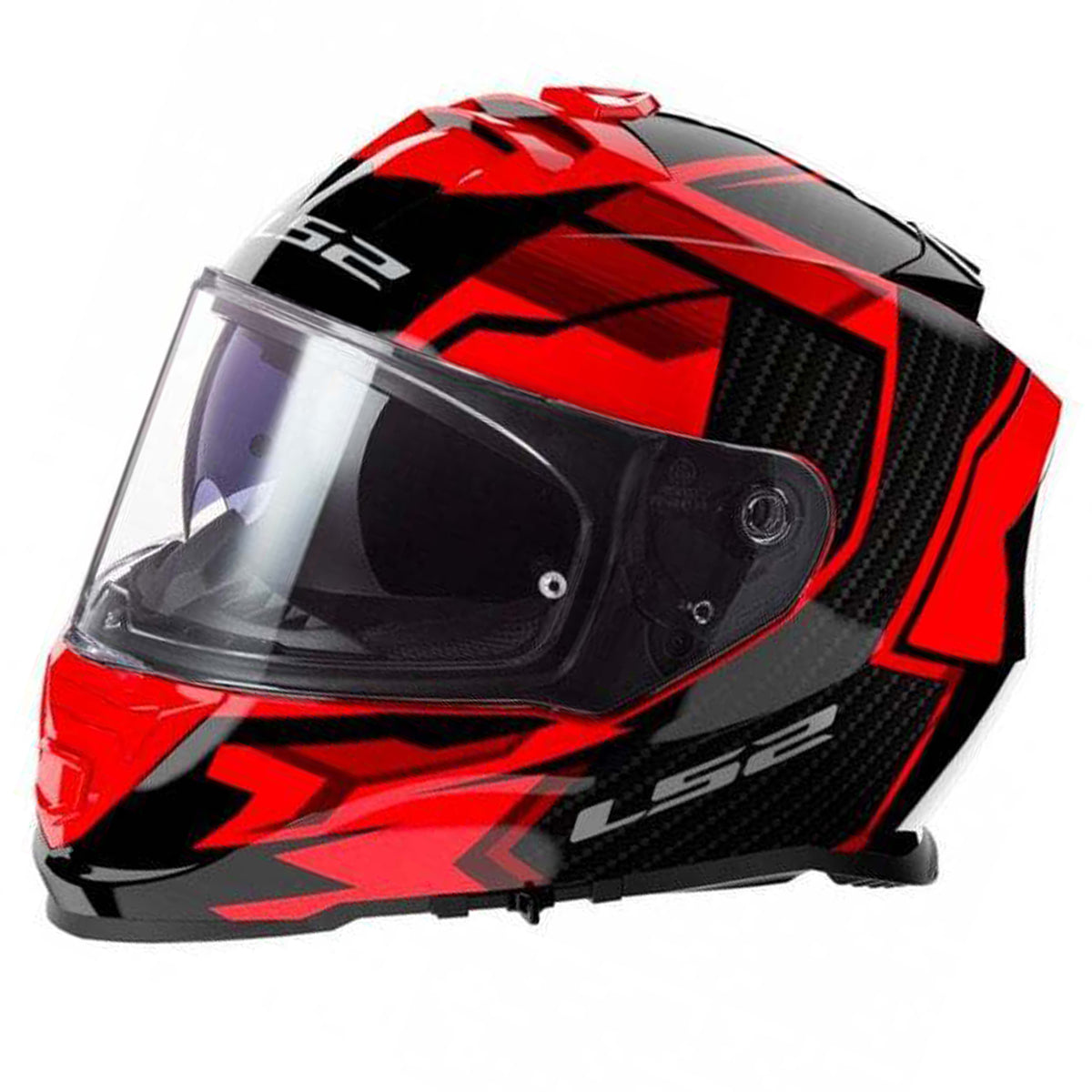 Riderwear | LS2 FF800 Storm-II Helmet - Tracker Red