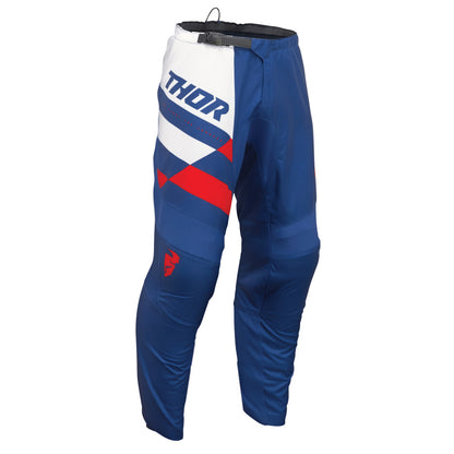 Thor Sector Checker Adult Motocross Trouser - Navy/Red