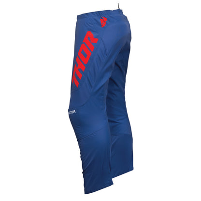 Thor Sector Checker Adult Motocross Trouser - Navy/Red