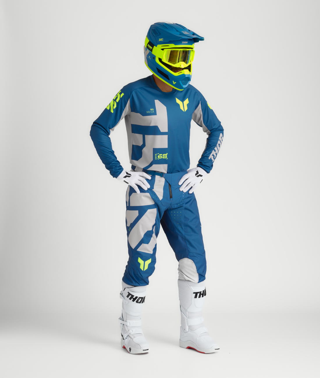 Thor Launchmode Motocross Jersey - Forge Blue