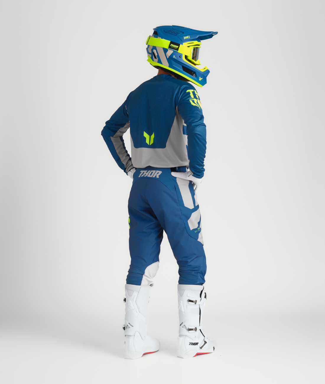 Thor Launchmode Adult Motocross Trouser - Forge Blue