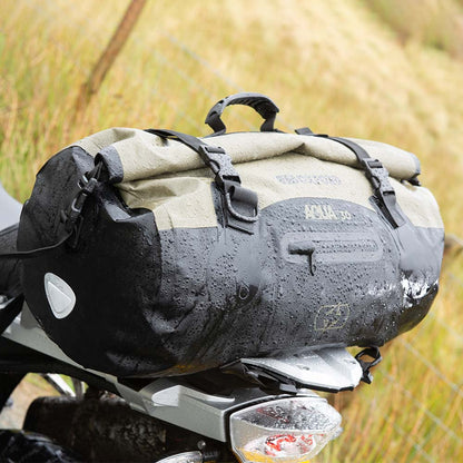 Oxford Aqua T-30 Motorcycle Roll Bag - Khaki/Black