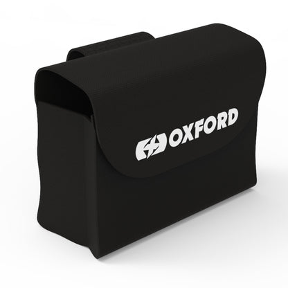 Oxford Titan 10mm Pin Disc Lock - Black (Including Pouch)