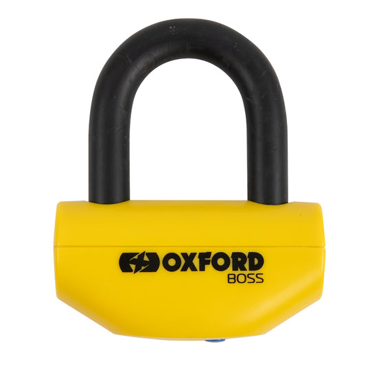 Oxford Boss Alarm 16mm Disc Lock - Yellow