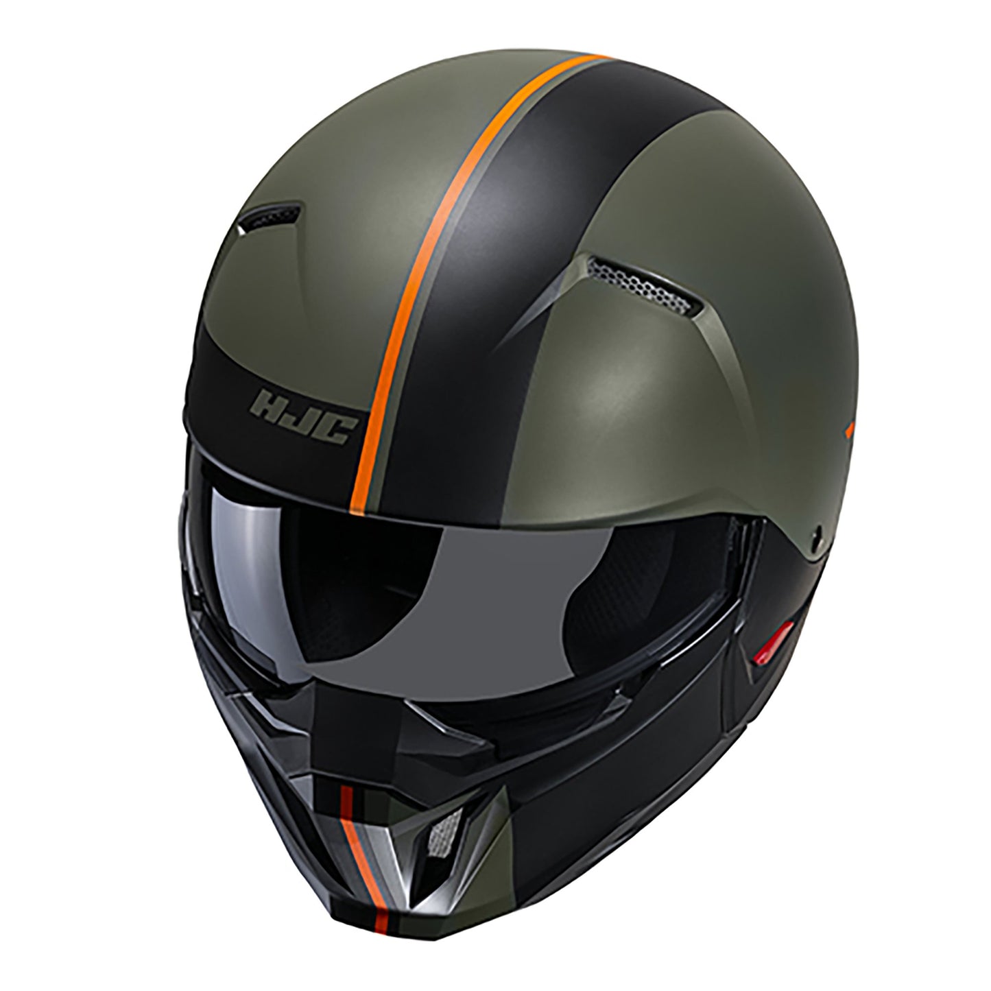 HJC I20 Batol Motorcycle Open Face Helmet - Green