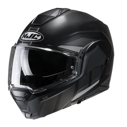 HJC I100 Beis Motorcycle Flip Up Helmet - Black