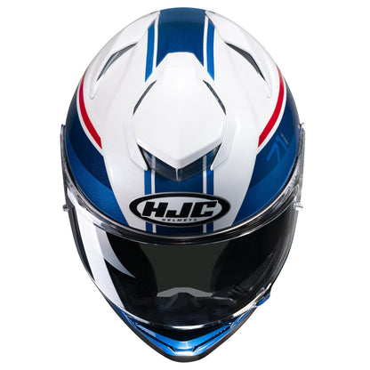 HJC RPHA 71 Mapos Motorcycle Full Face Helmet - White/Red/Blue