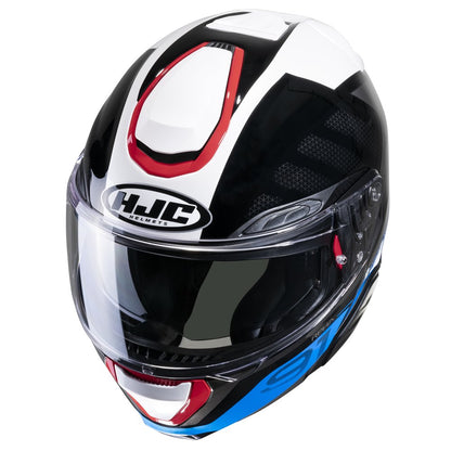 HJC RPHA 91 Rafino Motorcycle Flip Up Helmet - White/Red/Blue