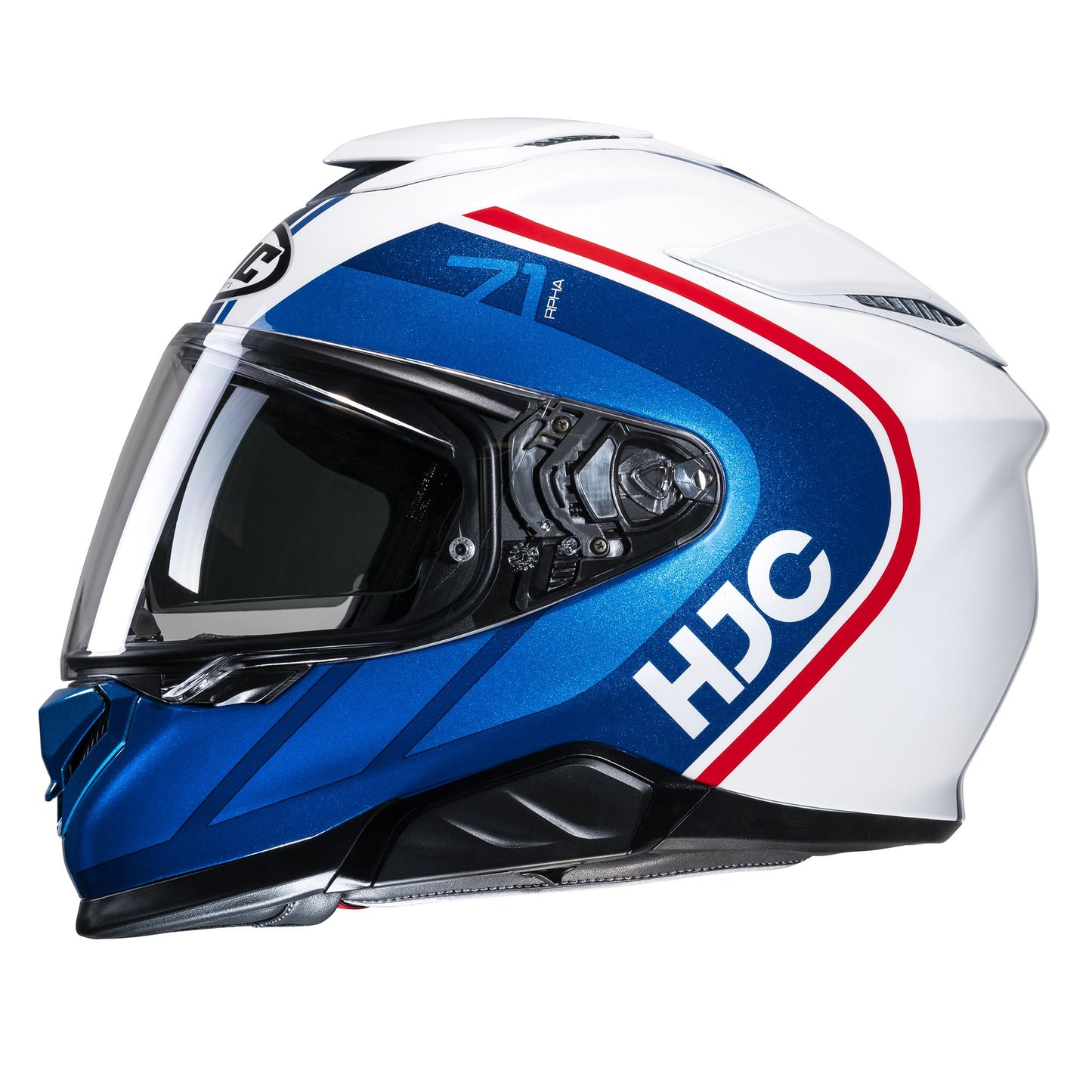 HJC RPHA 71 Mapos Motorcycle Full Face Helmet - White/Red/Blue