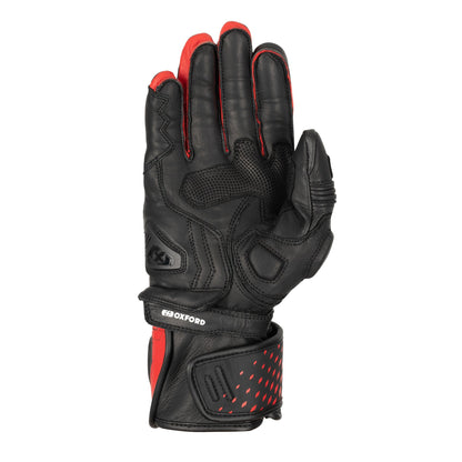 Oxford Nexus 1.0 Mens Motorcycle Gloves - Black/White/Red