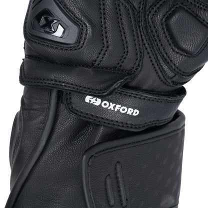 Oxford Nexus 1.0 Mens Motorcycle Gloves - Black/White