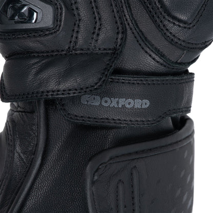 Oxford Nexus 1.0 Mens Motorcycle Gloves - Stealth Black