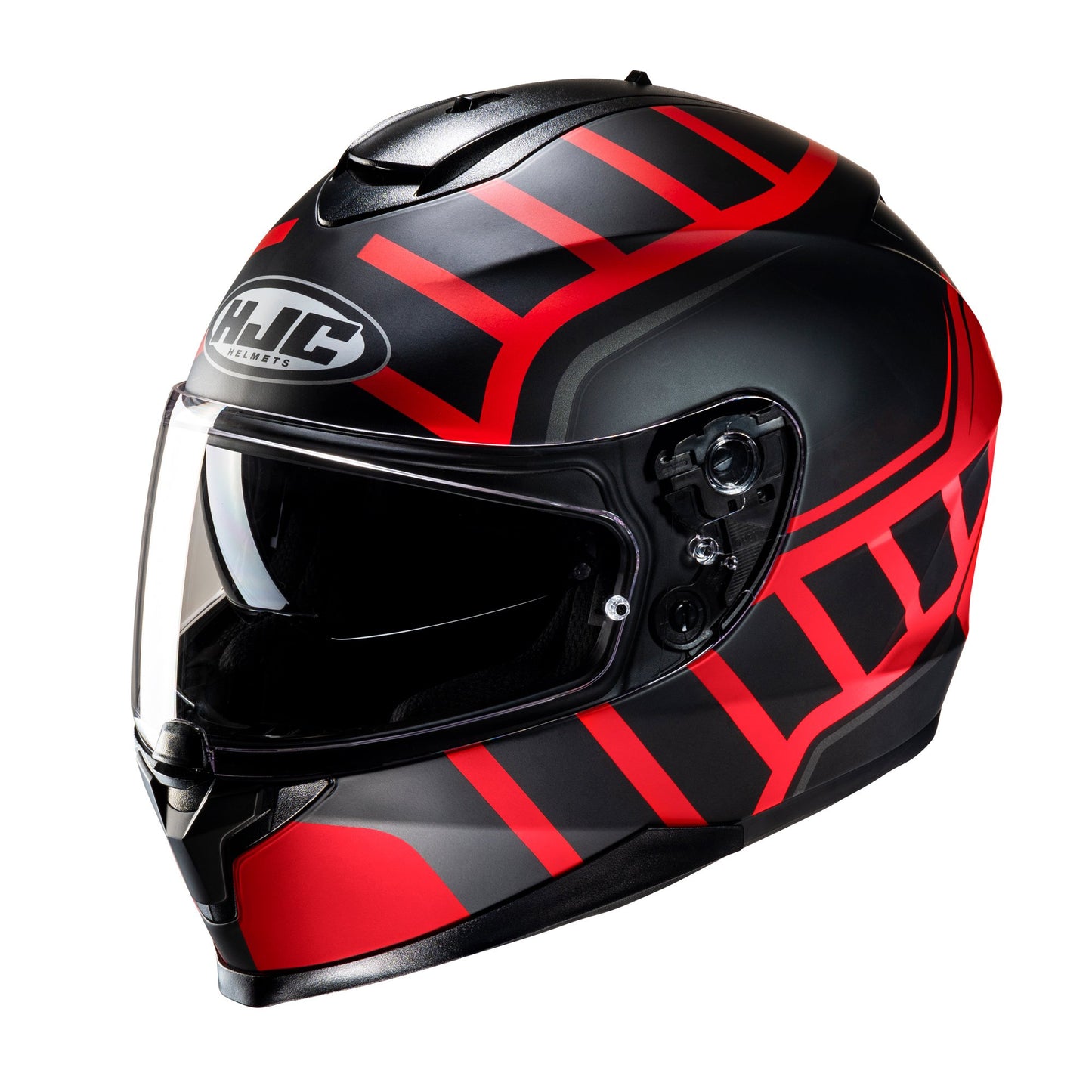 HJC C70N Holt Motorcycle Full Face Helmet - Red