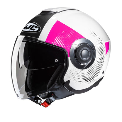 HJC I40N Pyle Motorcycle Open Face Helmet - Pink