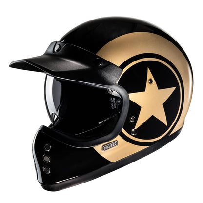 HJC V60 Nyx Motorcycle Full Face Helmet - Gold