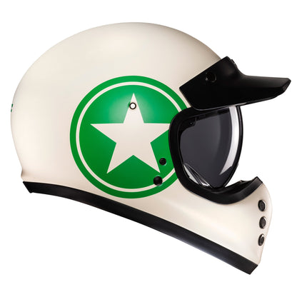 HJC V60 Nyx Motorcycle Full Face Helmet - Green