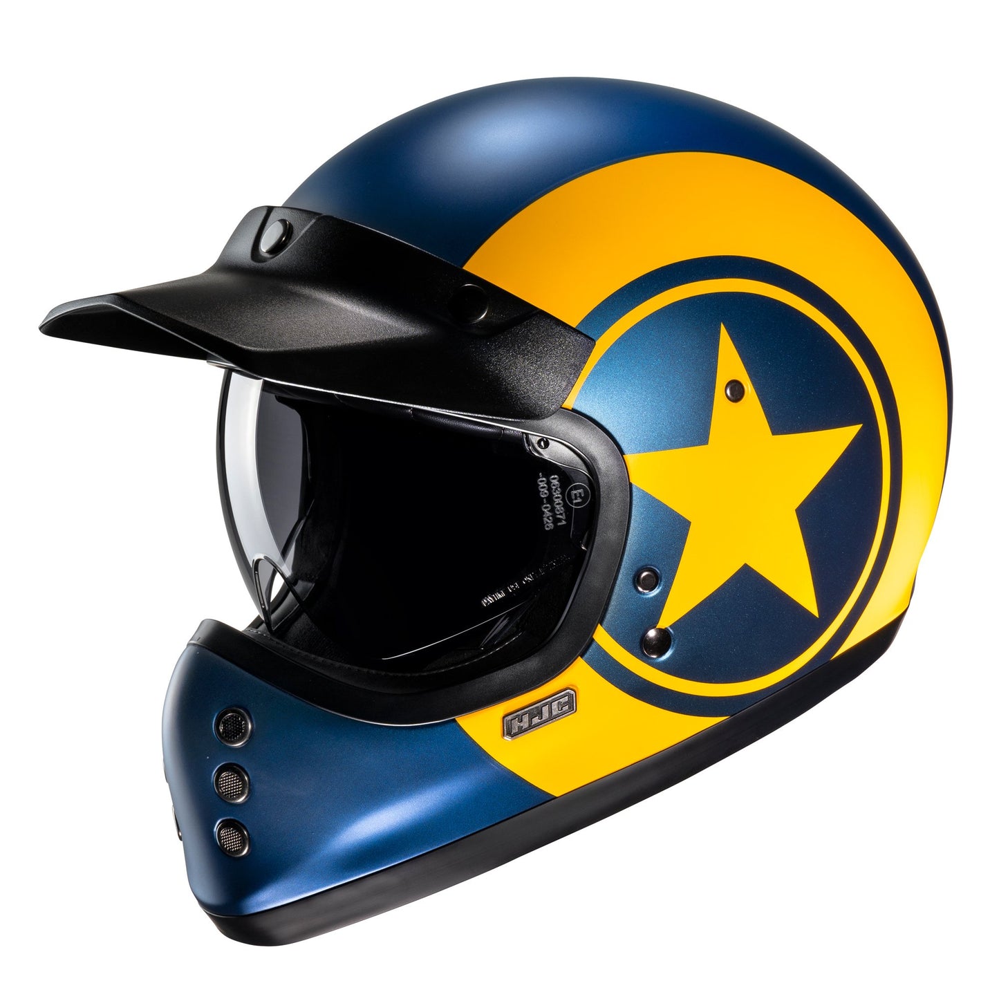 HJC V60 Nyx Motorcycle Full Face Helmet - Yellow