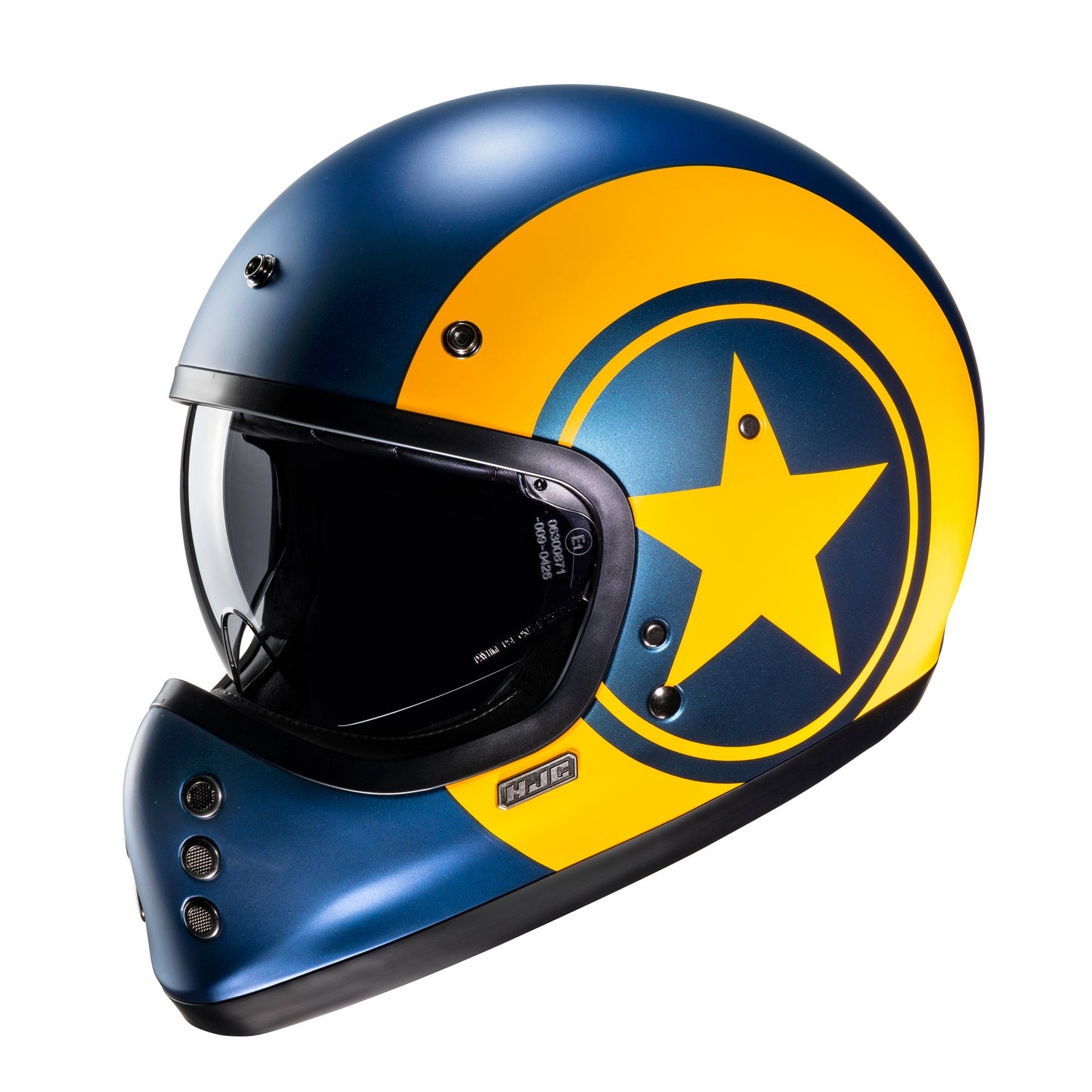 HJC V60 Nyx Motorcycle Full Face Helmet - Yellow