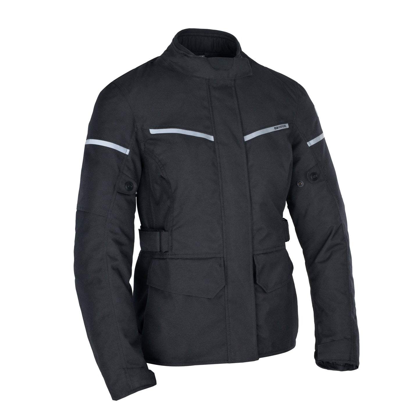 Oxford Spartan Long Waterproof Womens Motorcycle Jacket - Black