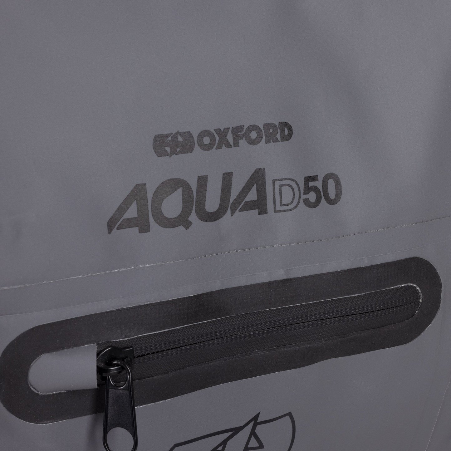 Oxford Aqua D-50 Motorcycle Duffle Bag - Black/Grey/Fluo