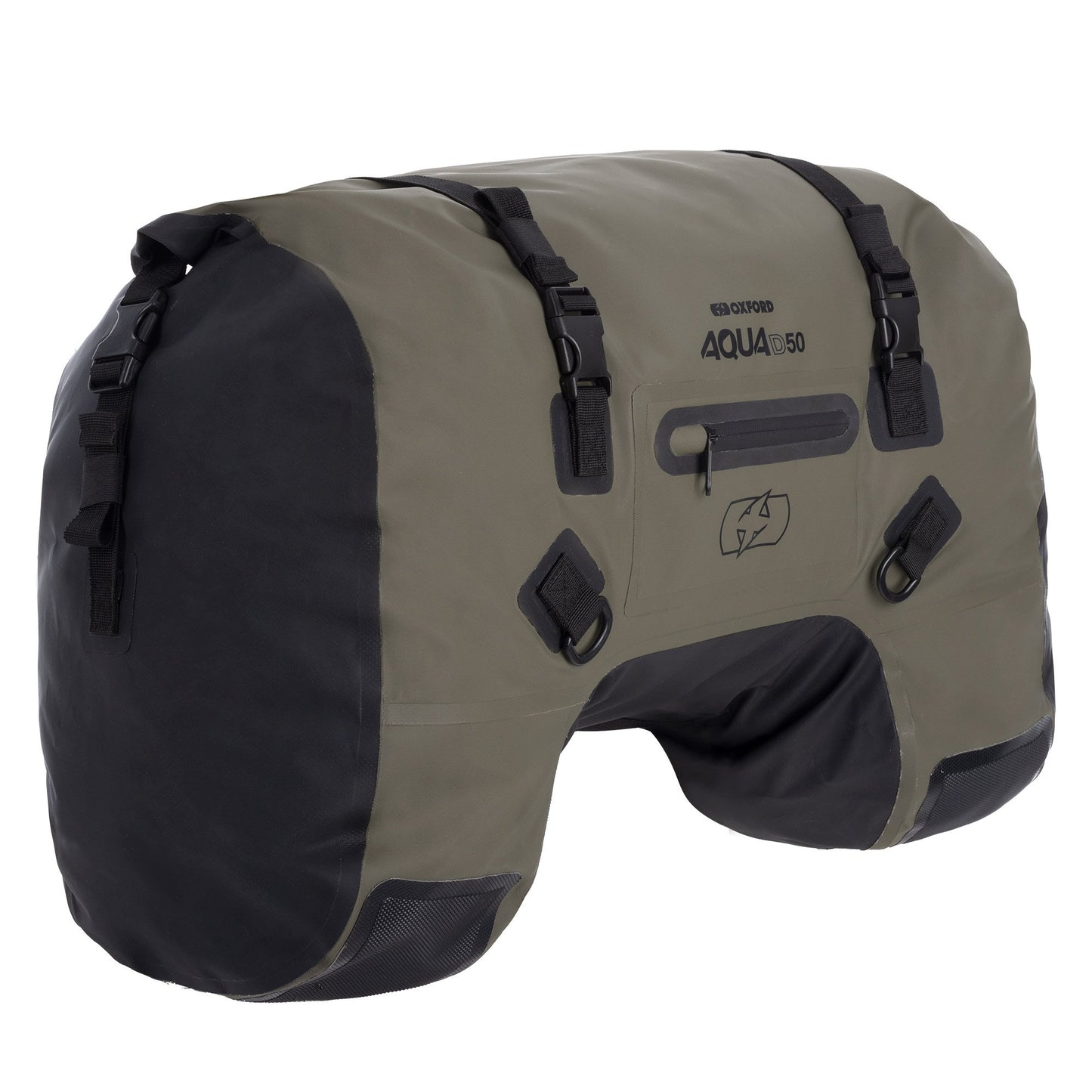 Oxford Aqua D-50 Motorcycle Duffle Bag - Khaki/Black