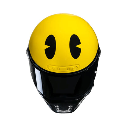 HJC V10 Pac-Man Bandai Namco Motorcycle Full Face Helmet - Yellow