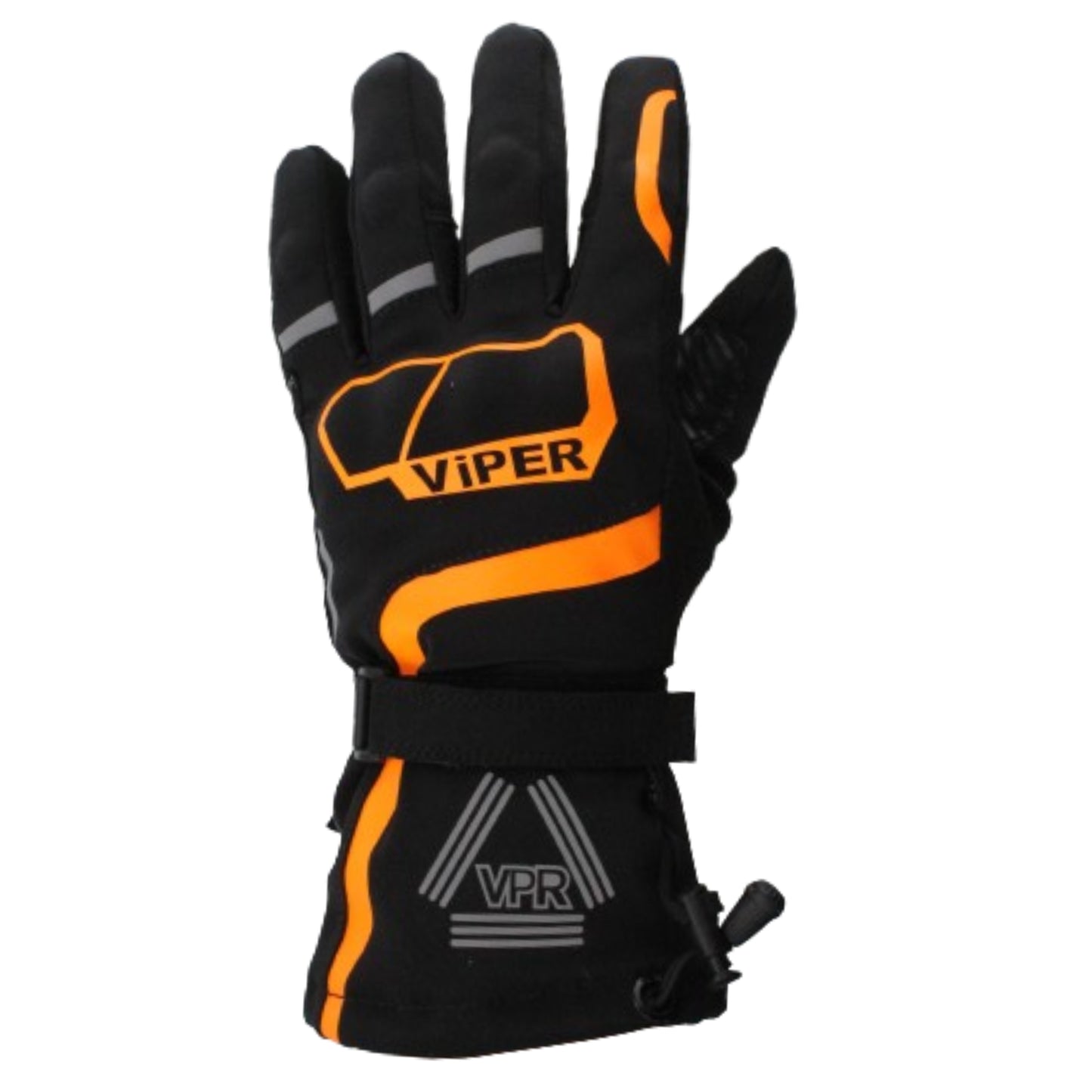 ViPER Shadow Black Orange CE Approved Gloves