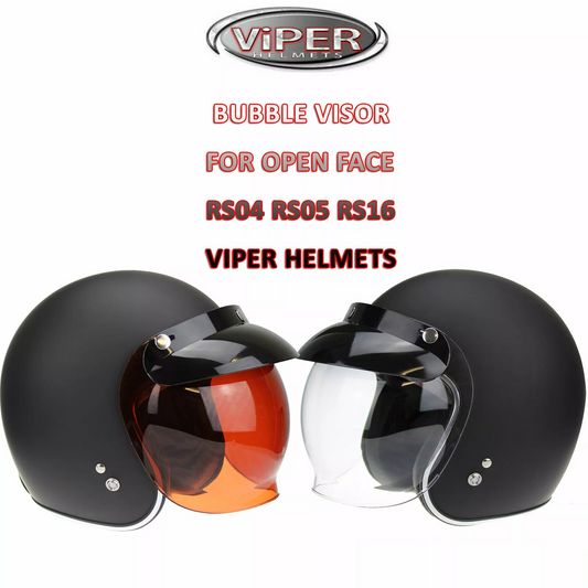 Open Face Visor for Viper RS05 / RS06