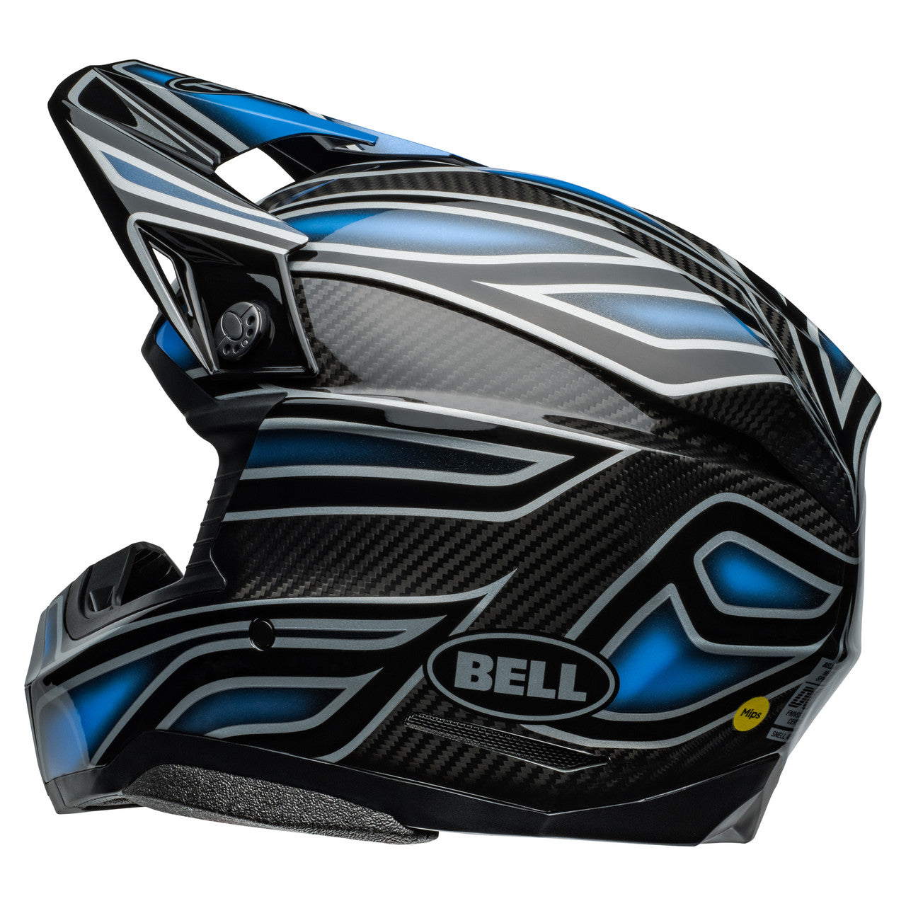 Bell MX 2024 Moto-10 Spherical Mips Adult Helmet (Webb Marmont Blue)