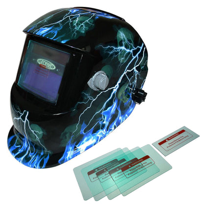 Welding Helmet Auto Darkening with Fittings - Electric