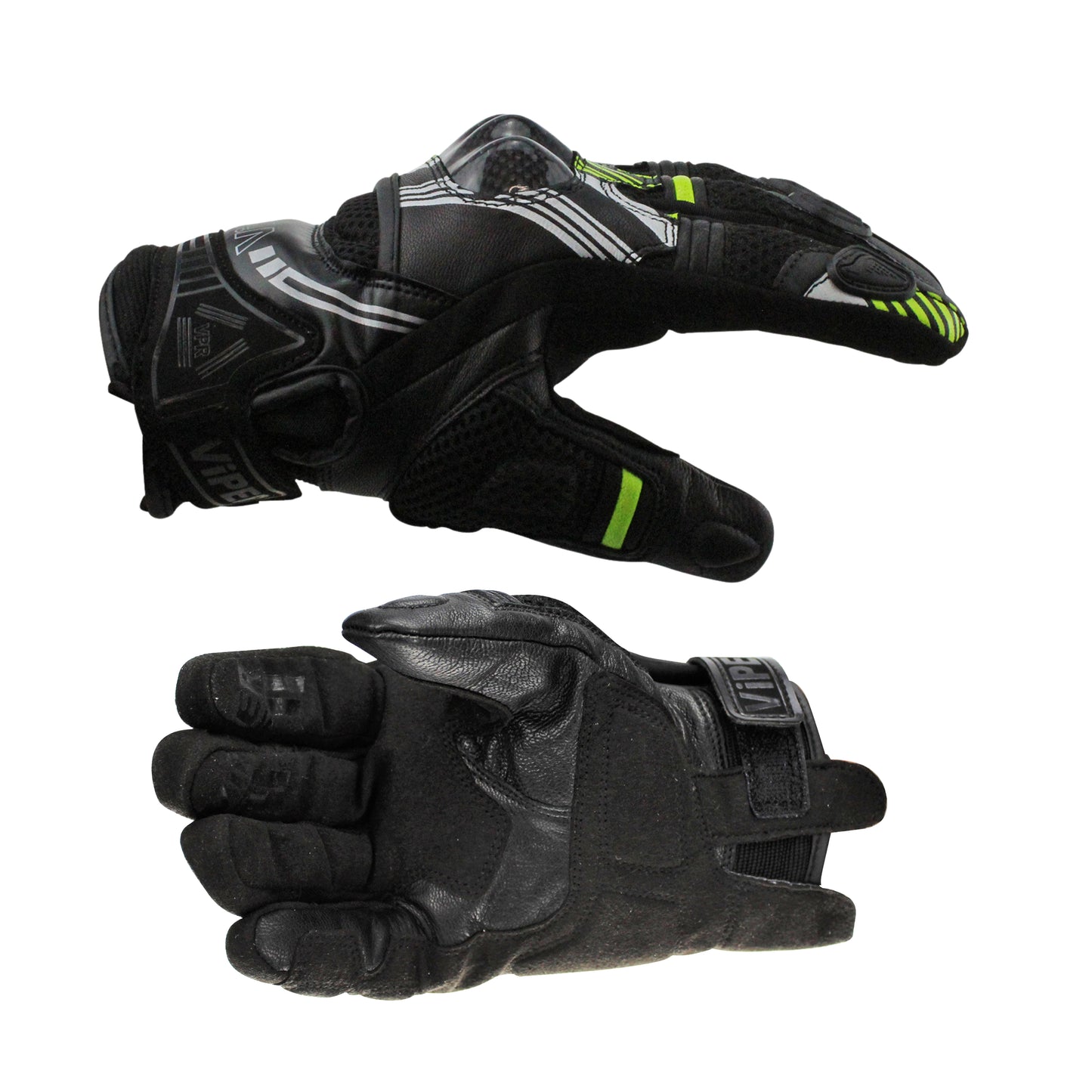 ViPER Summer Motorcycle Rage CE Approved Gloves Fluo Yellow