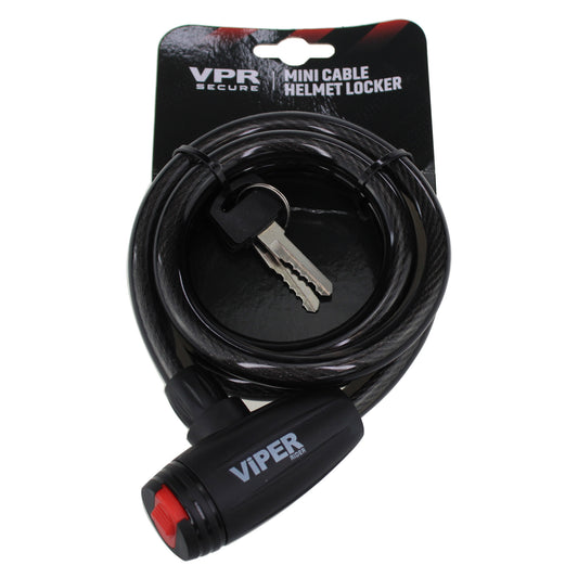 VPR SECURE MINI CABLE HELMET LOCKER - BLACK