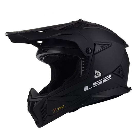 Riderwear | LS2 MX708 FAST II Off-Road Helmet- Matt Black