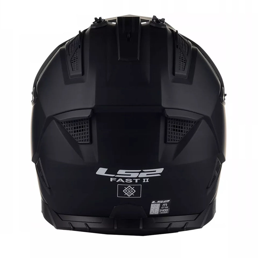 LS2 MX708 FAST II Off-Road Helmet- Matt Black