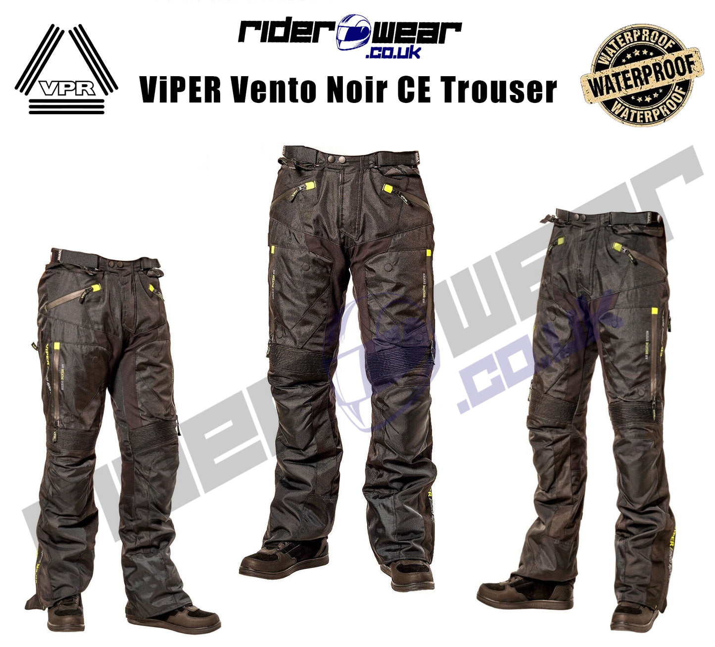 Viper Vento Noir CE Trouser Black