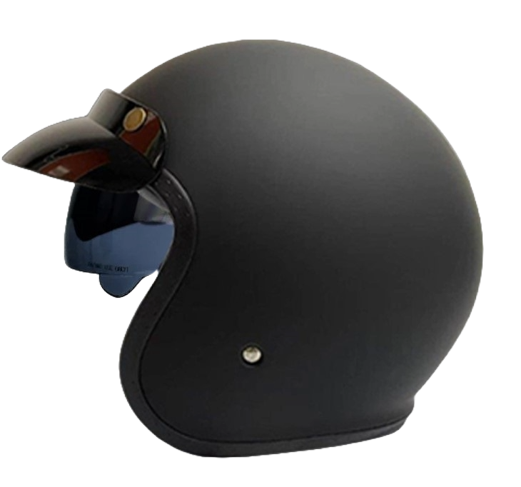 Viper RSV06 Plus Open Face Helmet - Matt Black