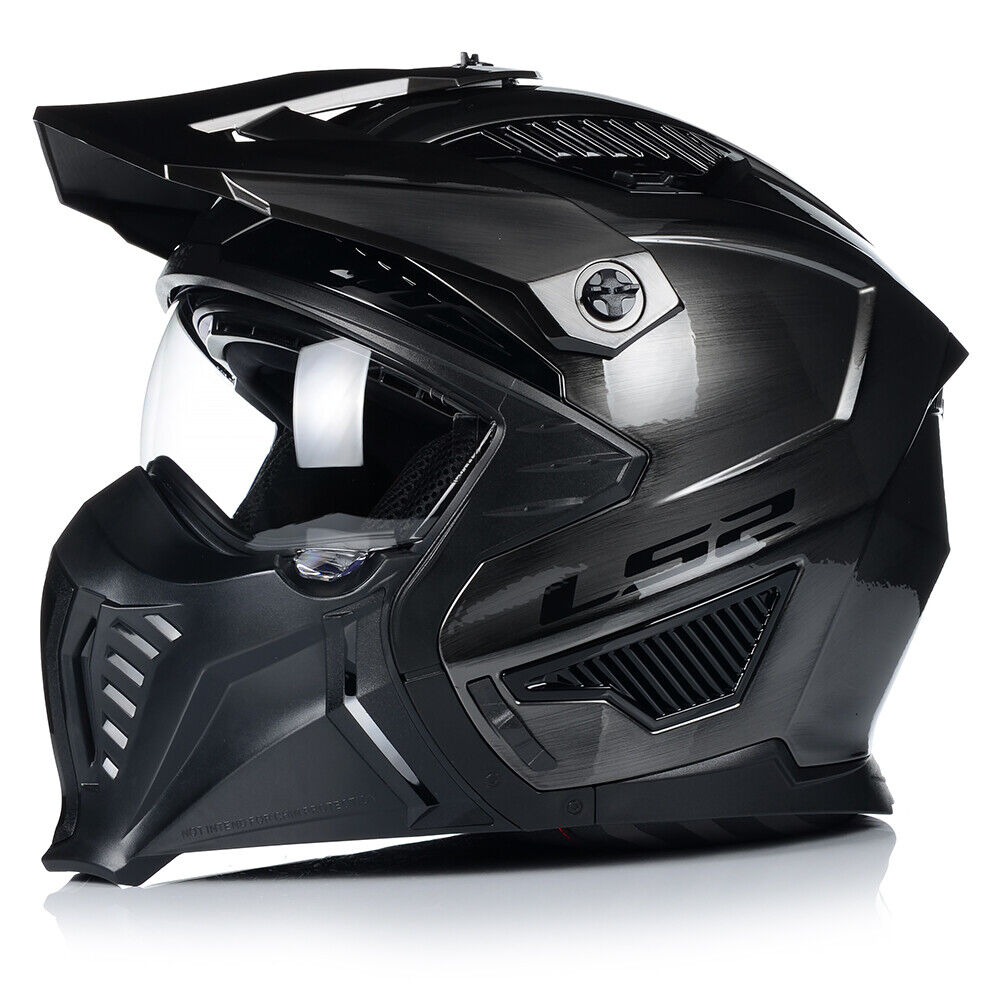 Riderwear | LS2 OF606 DRIFTER Jeans Modular Helmet - Titanium