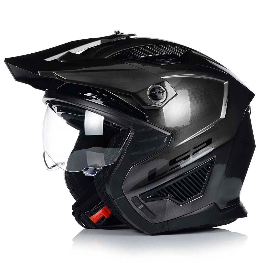 Riderwear | LS2 OF606 DRIFTER Jeans Modular Helmet - Titanium