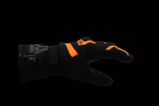 ViPER Shadow Black Orange CE Approved Gloves