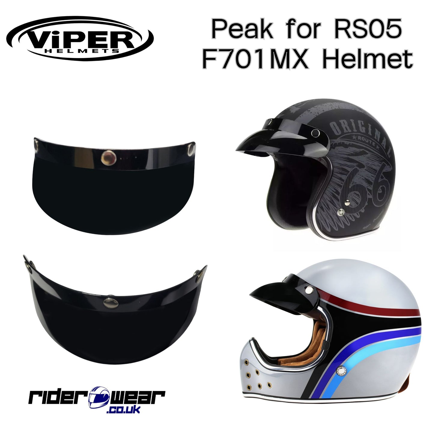 Peak for RS05/F701MX Helmet – Durability Meets Style