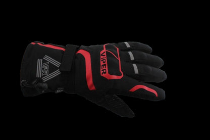 ViPER Shadow Black Red CE Approved Gloves