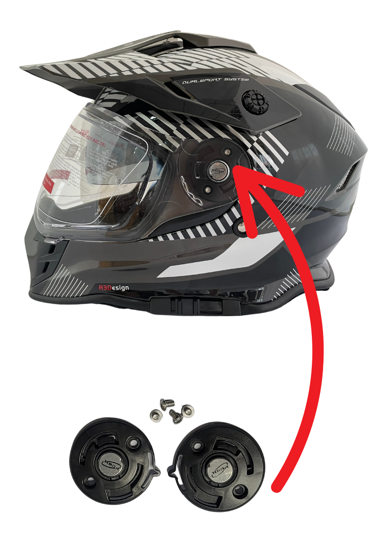 Replacement Side Pods For ViPER RXV288 Helmet