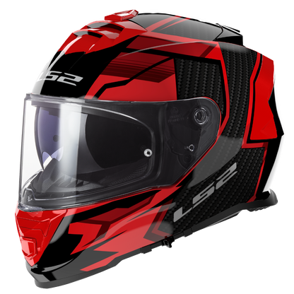 Riderwear | LS2 FF800 Storm-II Helmet - Tracker Red