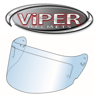 Visor For ViPER RXV288 Helmet Visor Clear, Smoked & Pinlock Ready